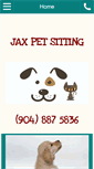 Mobile Screenshot of jaxpetsitting.com